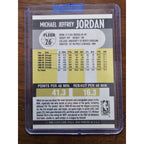 Michael Jordan 1990-1991 Fleer #26 - Chicago Bulls-NBA-No Line on Back-Centered