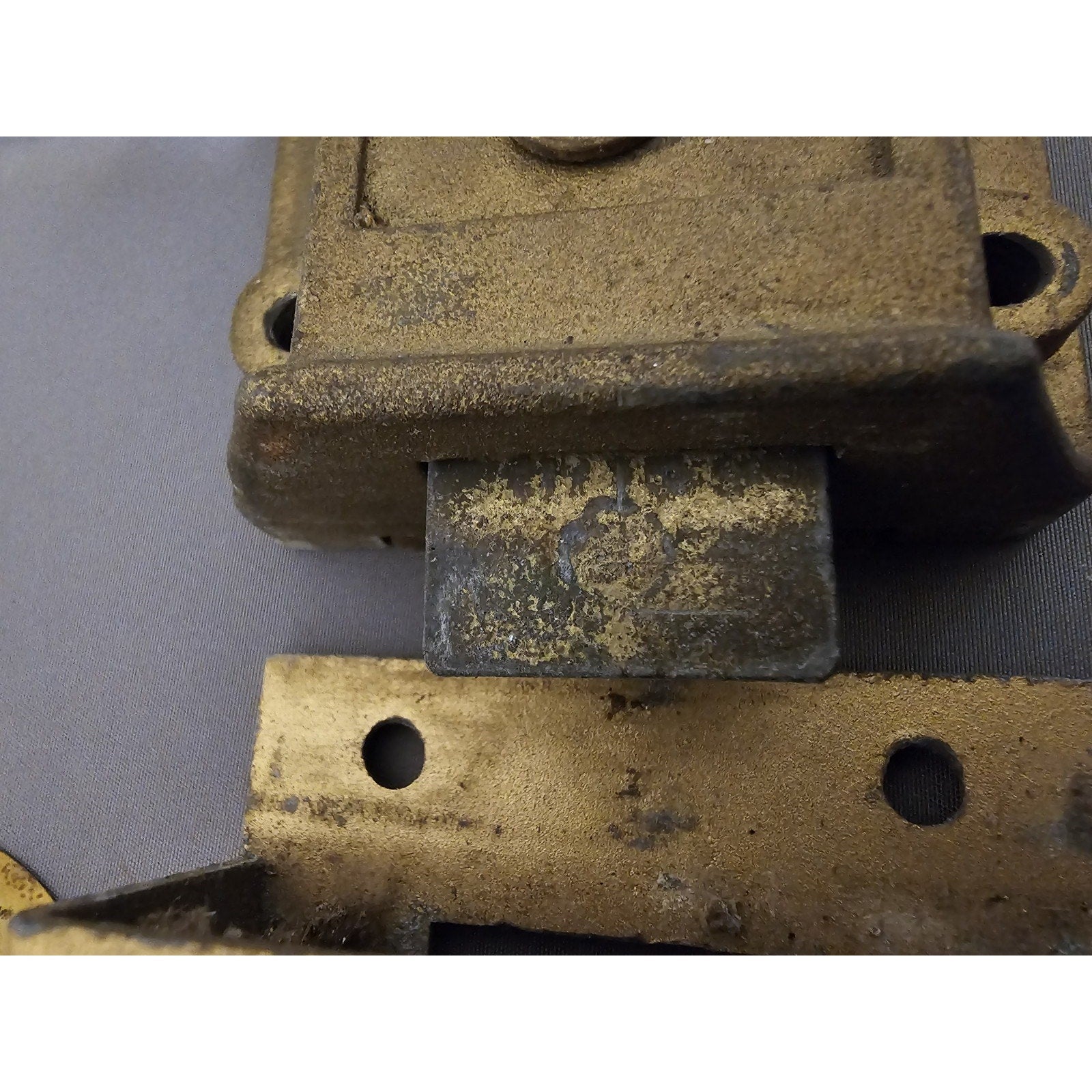 Vintage/Antique Brass Turn Knob Door Latch/Lock Deadbolt