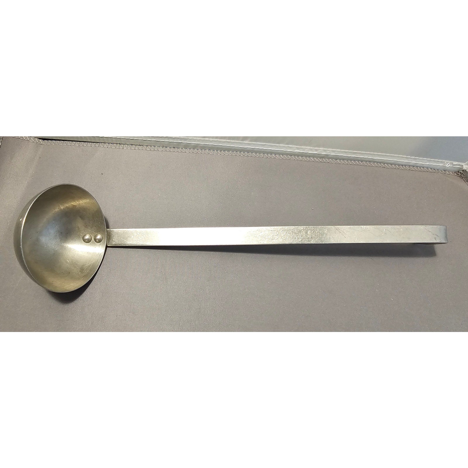 Vintage Polar Stainless Steel Soup Ladle - 11 in