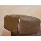 Antique Art Deco Cast Iron Gooseneck Desk Lamp w/Pen Holder, detail features