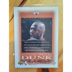 Michael Jordan 1999-2000 Upper Deck #68 - History of the Dunk - Bulls - NBA