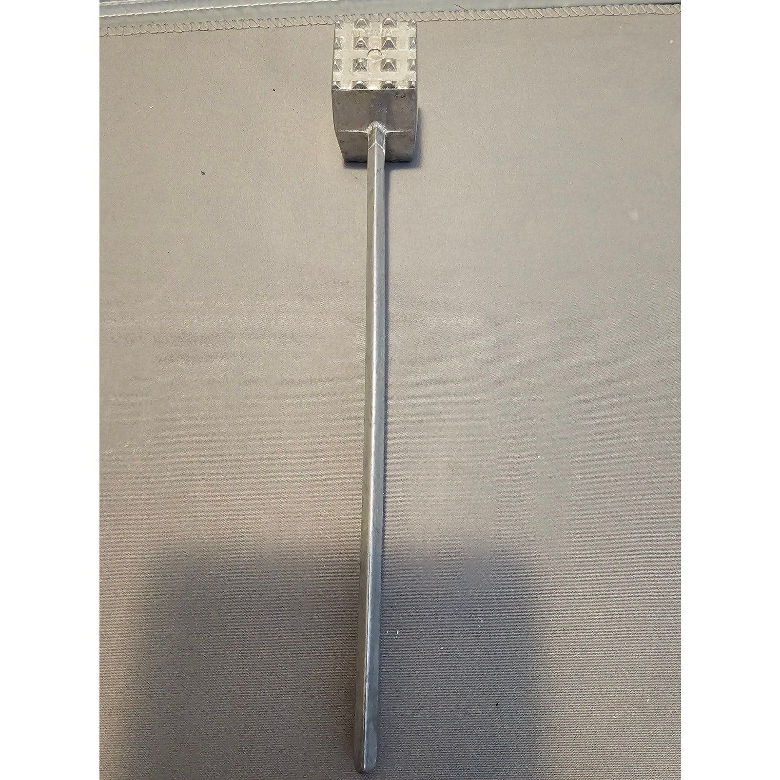 Vintage Aluminum 7-1/2" Meat Tenderizer -Fine/Coarse Pounder - China