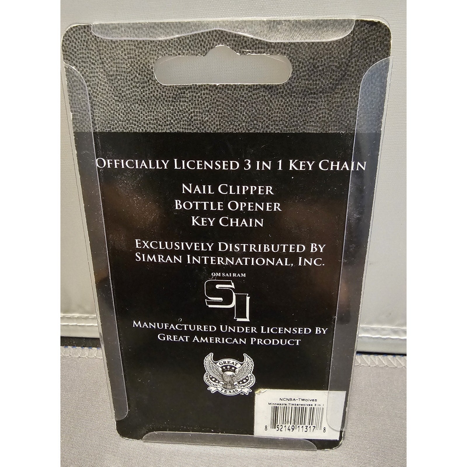 Minnesota Timberwolves 3 in 1 Keychain Nail Clipper Bottle Opener - "Trees" NBA