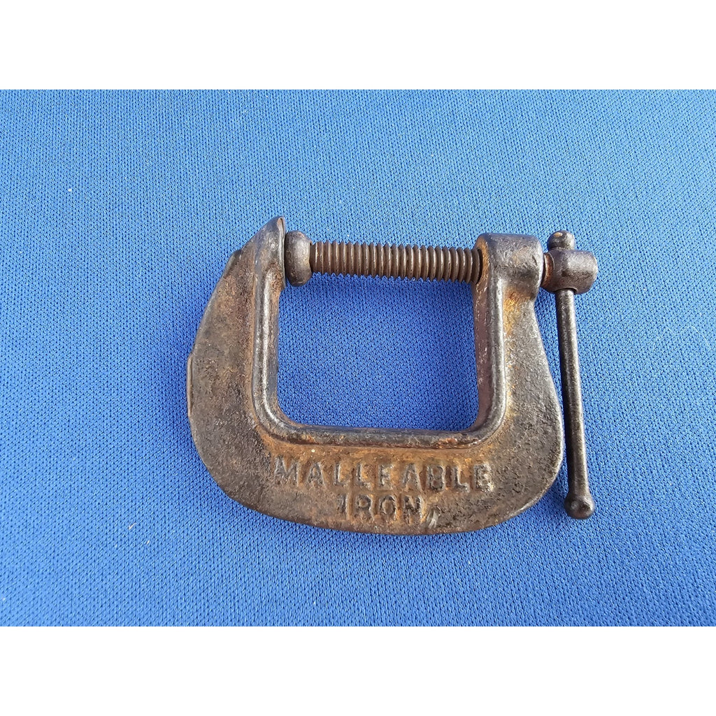 Vintage 1" C-Clamp - Malleable Iron Made In USA