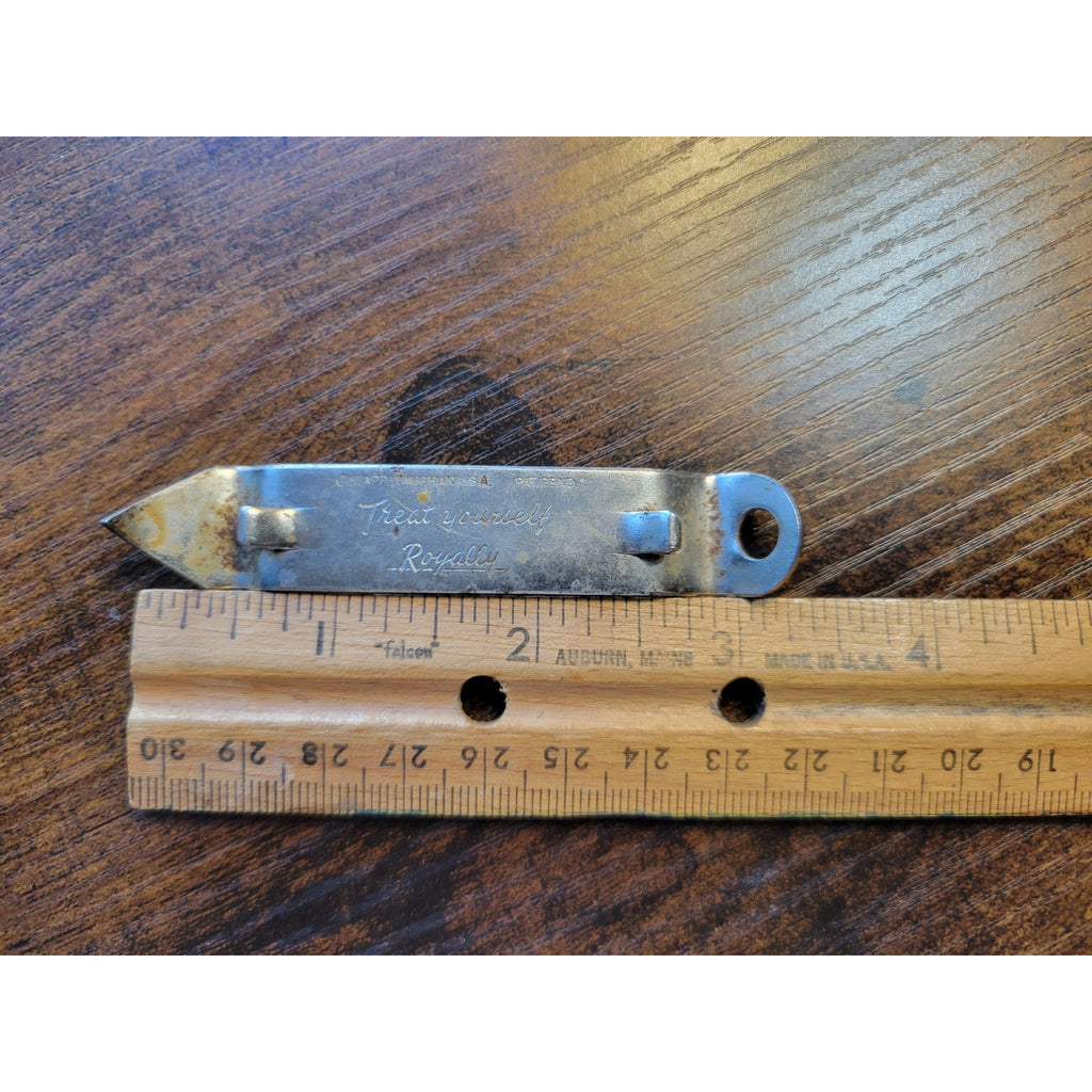 Vintage Vaughan Royal 58 Beer Bottle Opener - Treat Yourself Royally