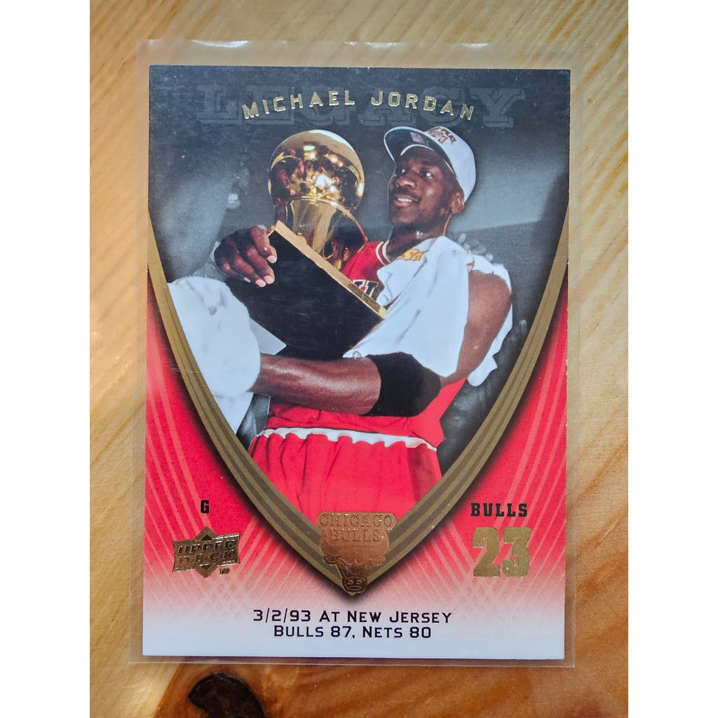 Michael Jordan 2008-2009 Upper Deck Legacy #643 3/2/93 - Chicago Bulls - NBA