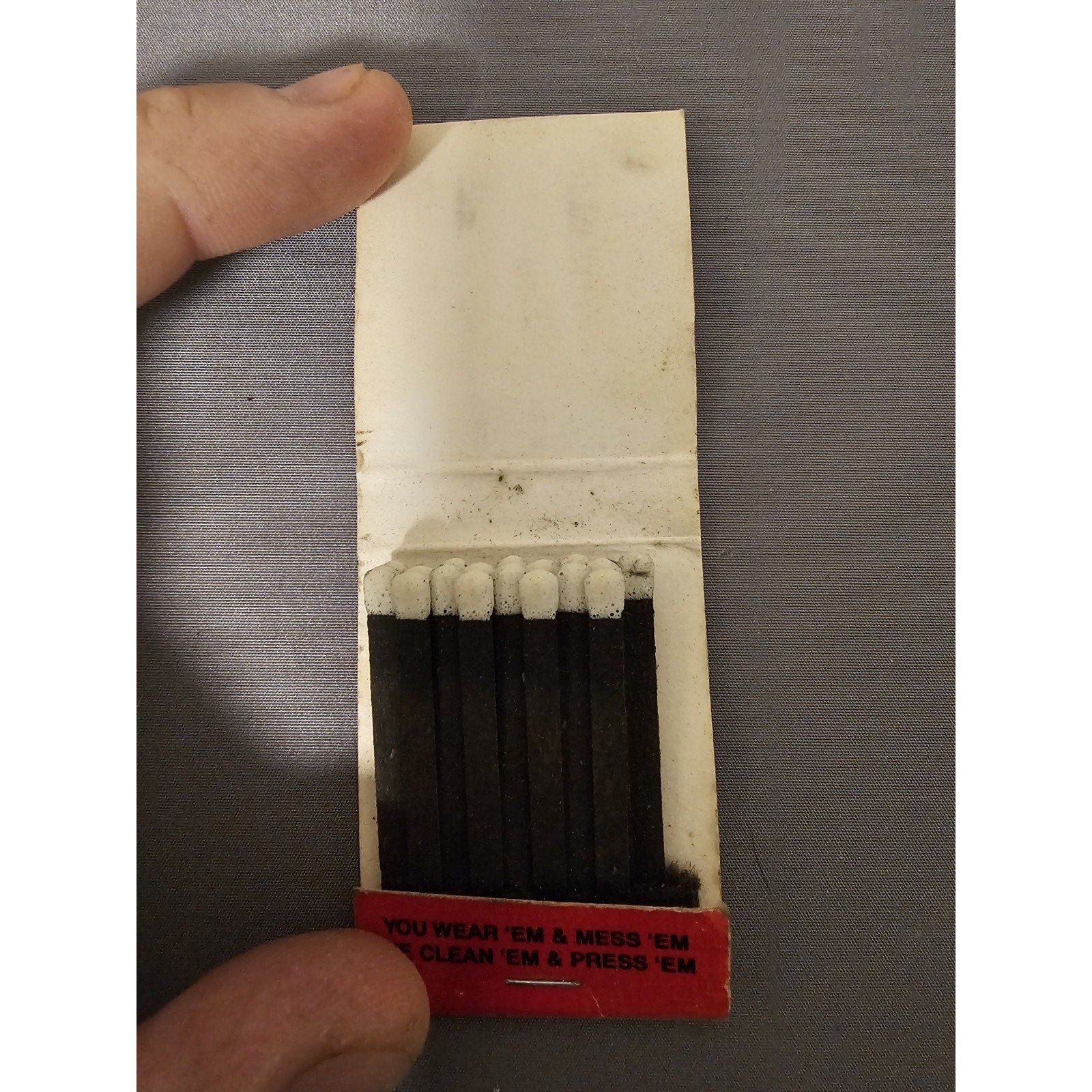 Vintage Advertising Matchbook - Nadeau's Cleaners Elk River MN - Laundry