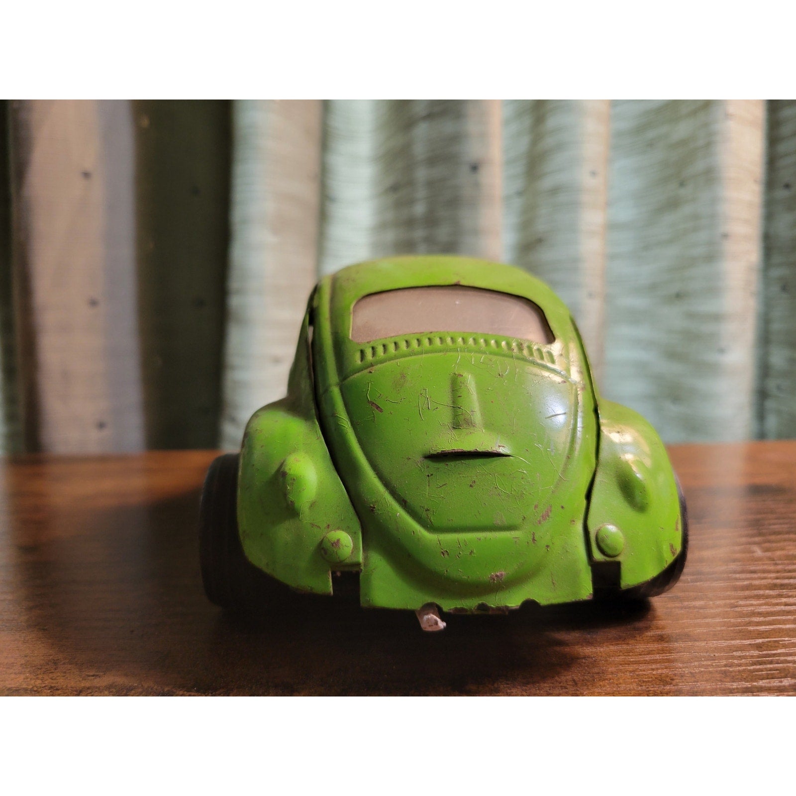 Vintage Tonka Green Side Winder VW Bug - 52680 - USA