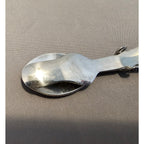 Stainless Steel Buffet Serving Tongs - Double Spoon - 4.25in