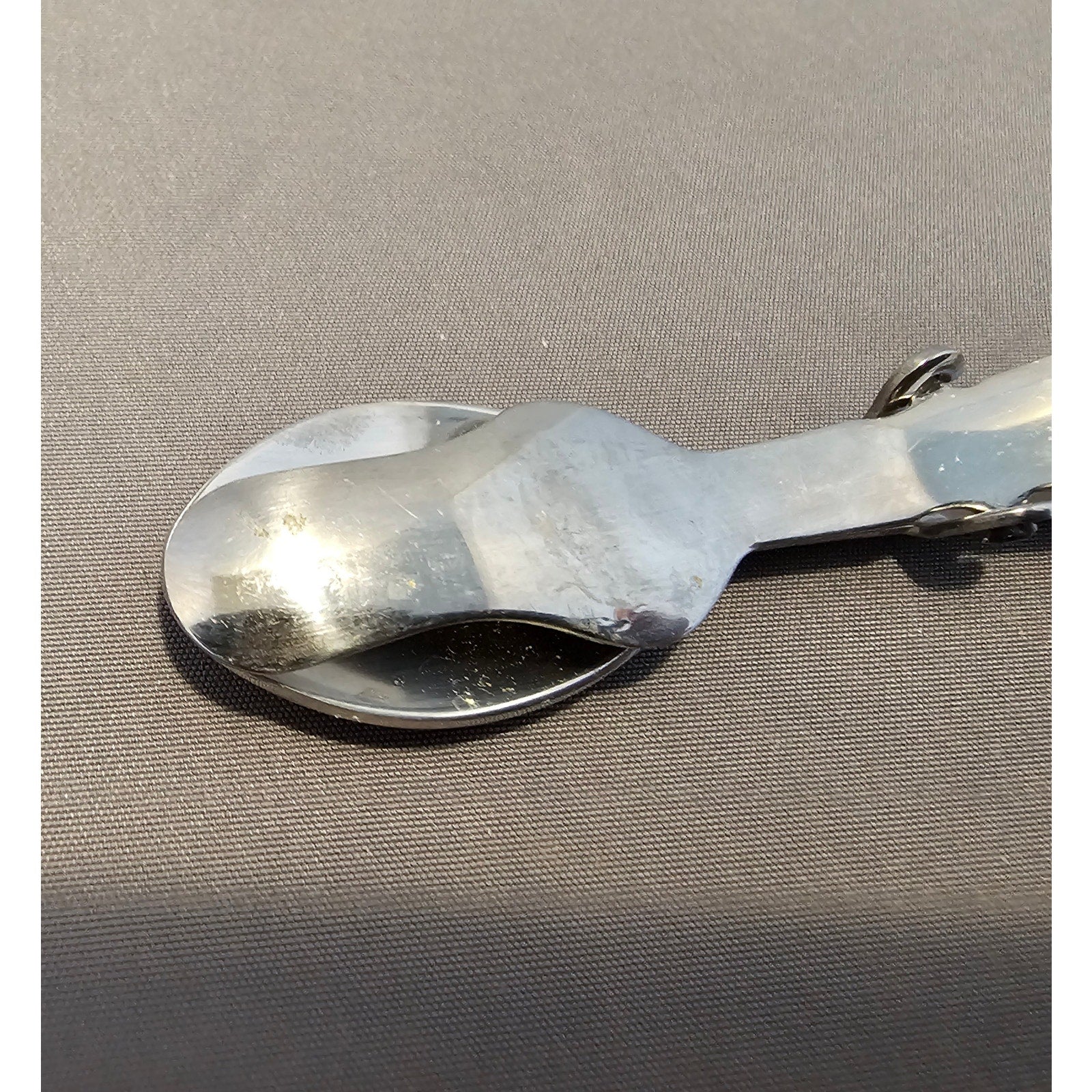 Stainless Steel Buffet Serving Tongs - Double Spoon - 4.25in