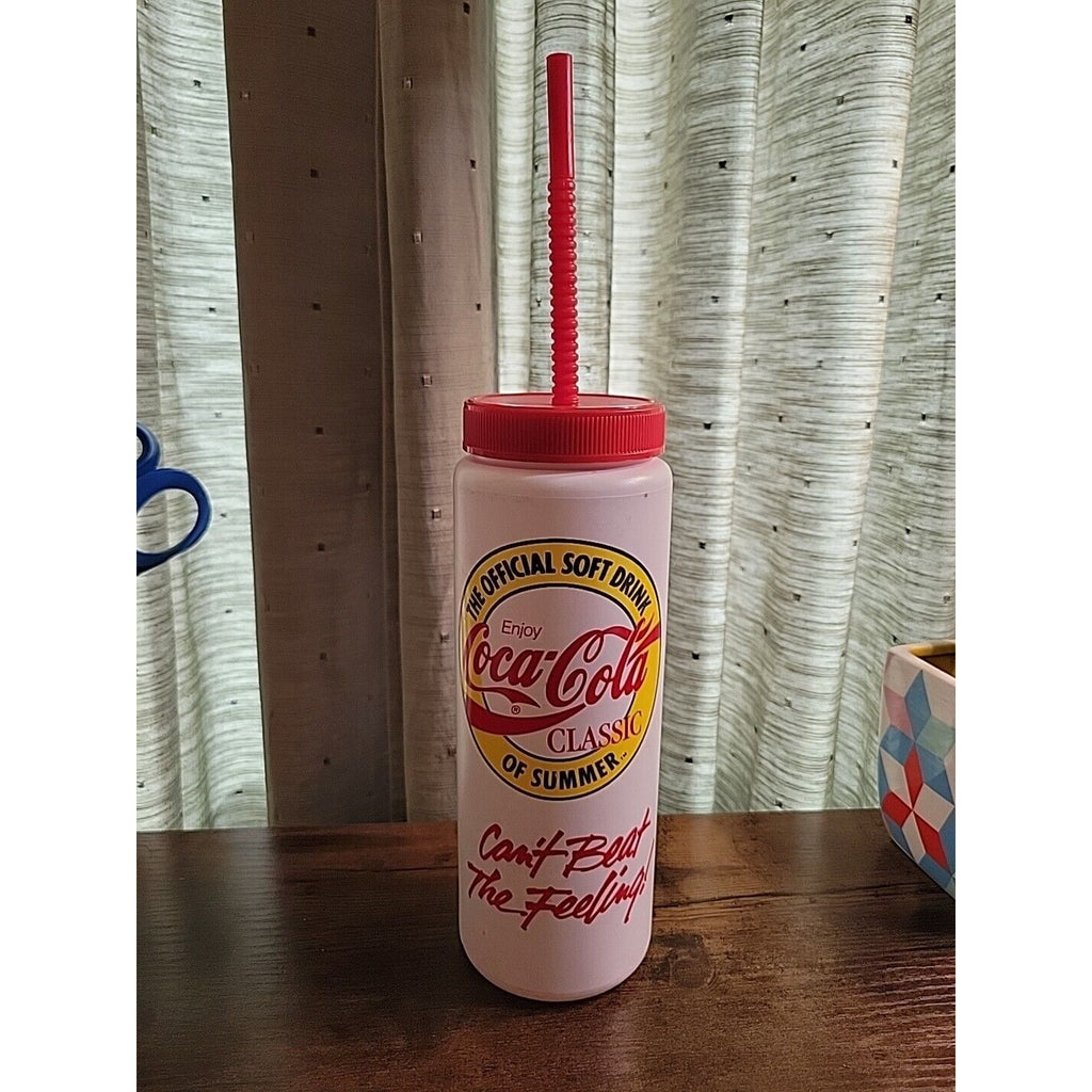 Vintage Coca-Cola Classic Water Bottle "Can't Beat The Feeling" -Official Summer