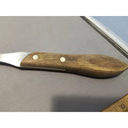 Vintage 2-Prong Stainless Carving/Serving Fork w/Wood Handle - 10-1/2" Long