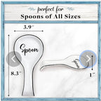 Home Acre Designs Spoon Rest For Kitchen Counter & Stove Top - White