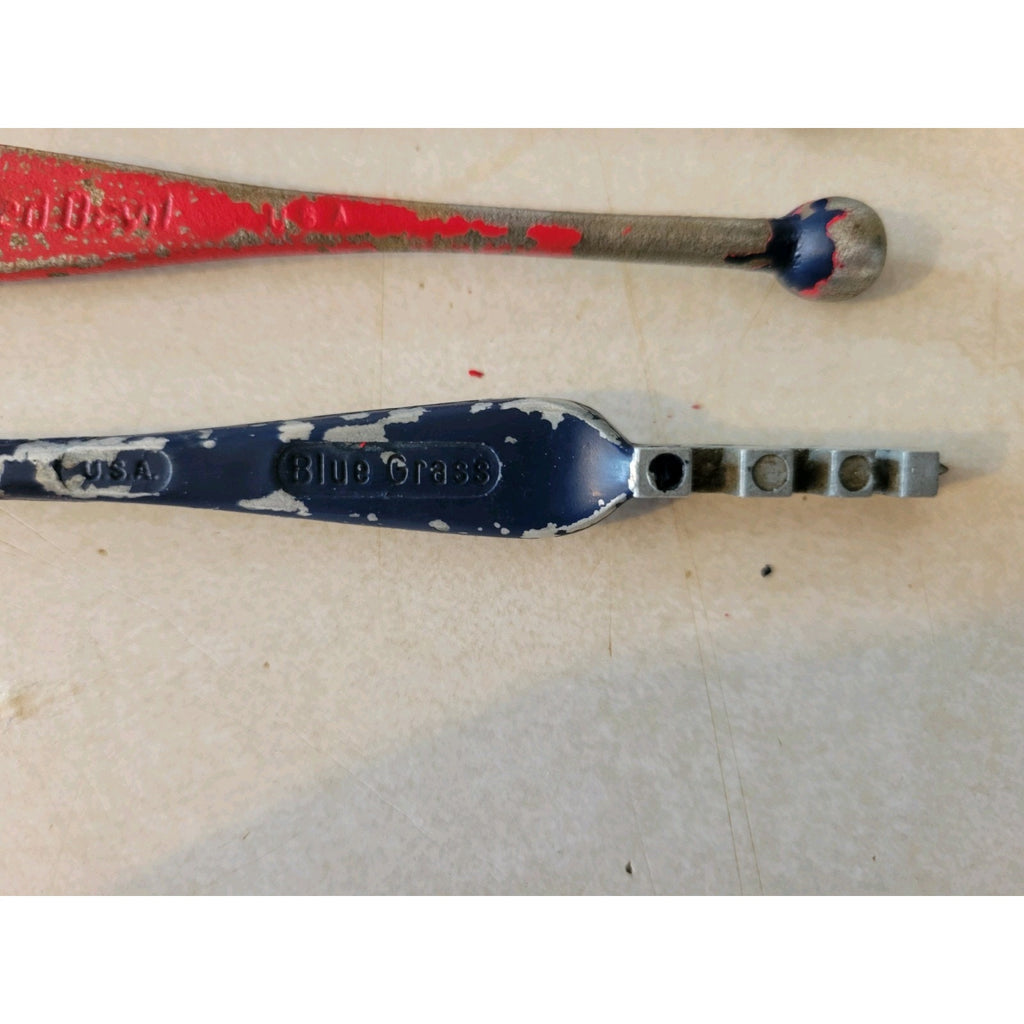 Lot Of 6 Vintage Glass Cutters - Red Devil, Fletcher, Blue Grass - 1023 024 023