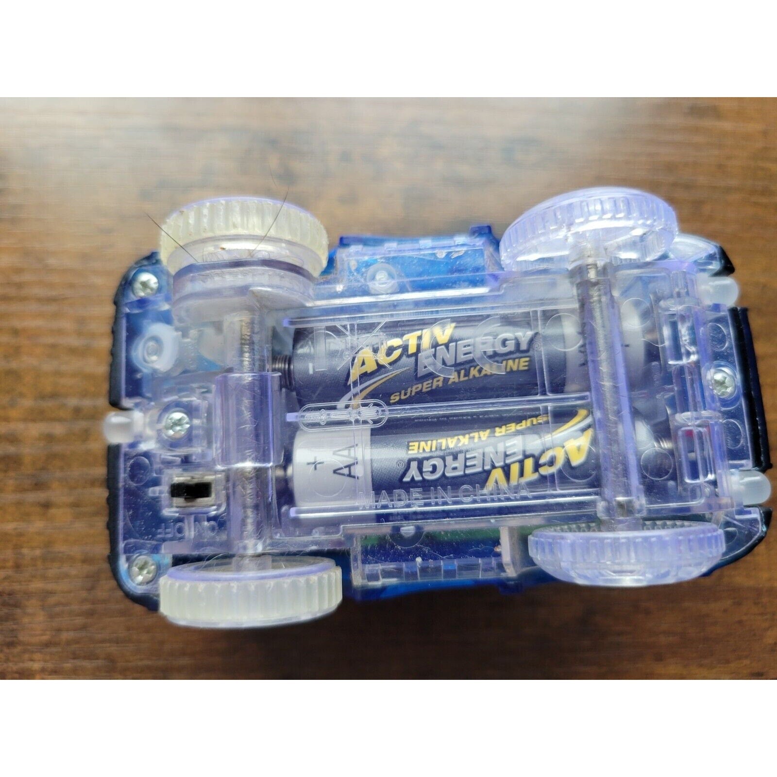 Mindscope Blue Battery Operated Light Up Trax Car - Police Vehicle