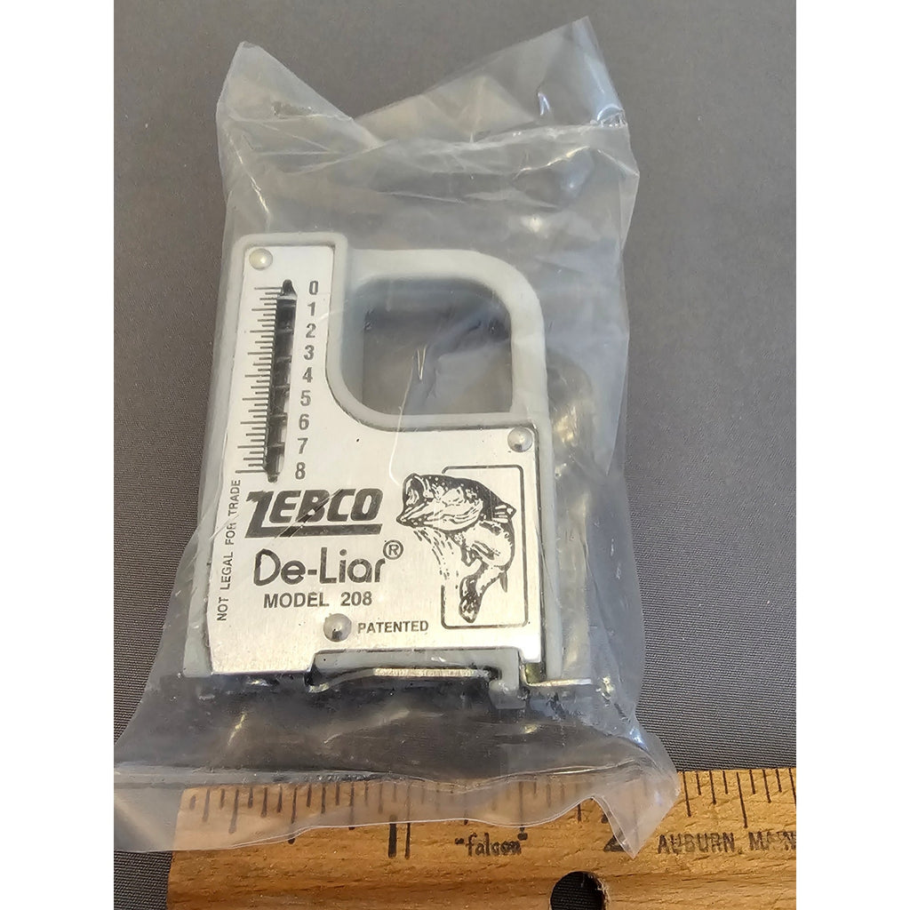 Vintage NOS Zebco 208 - De-Liar Fisherman's Weight Scale - Silver