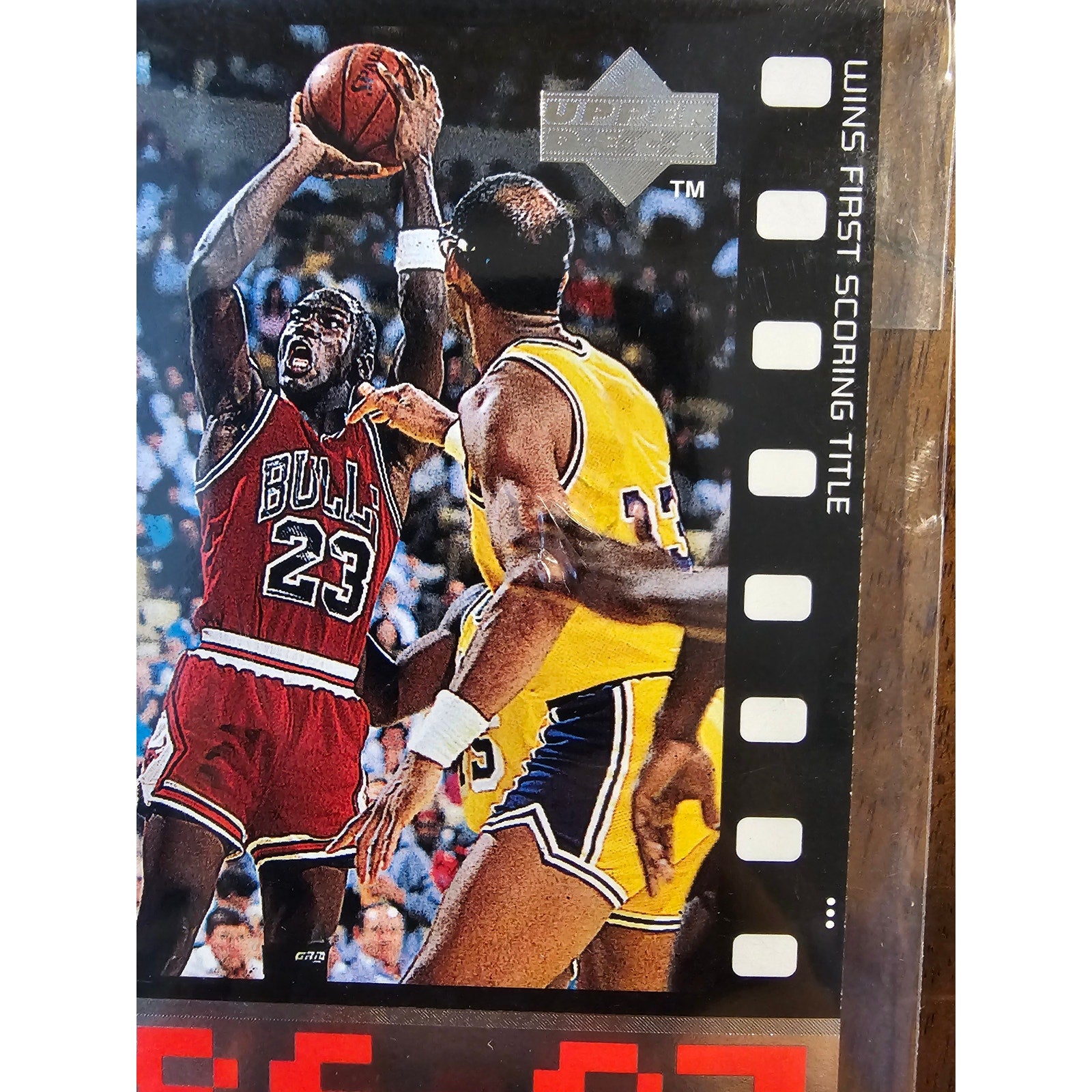 Michael Jordan 1999 Upper Deck #C3 - Wins First Scoring Title - MJ Retires-Jumbo
