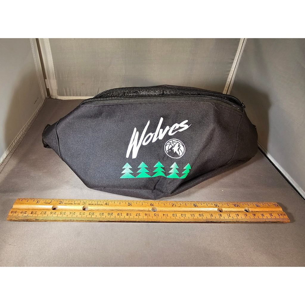 Minnesota Timberwolves SGA Black Fanny Pack w/Adjustable Waist - NBA