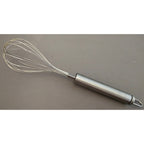 Stainless Steel Whisk w/Silver Handle - Whipping, Balloon, 9-1/2"