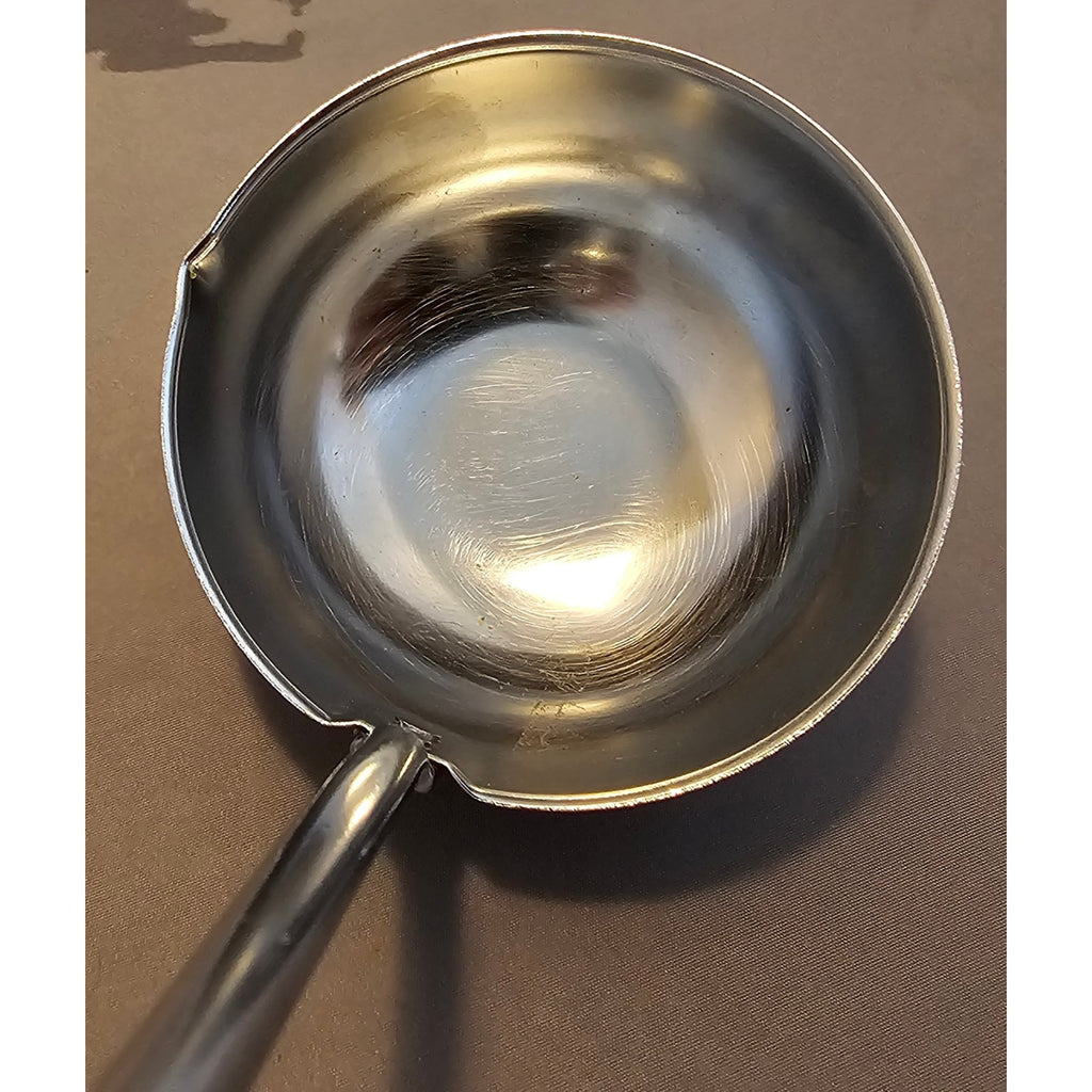 Vintage Ekco Soup Ladle - 10-1/2" Stainless Steel w/Black Plastic Handle - USA