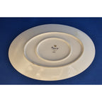 Vintage/Mid-Century 9” Oval Plate Royal M by Yamato - Made in Japan Crest Design