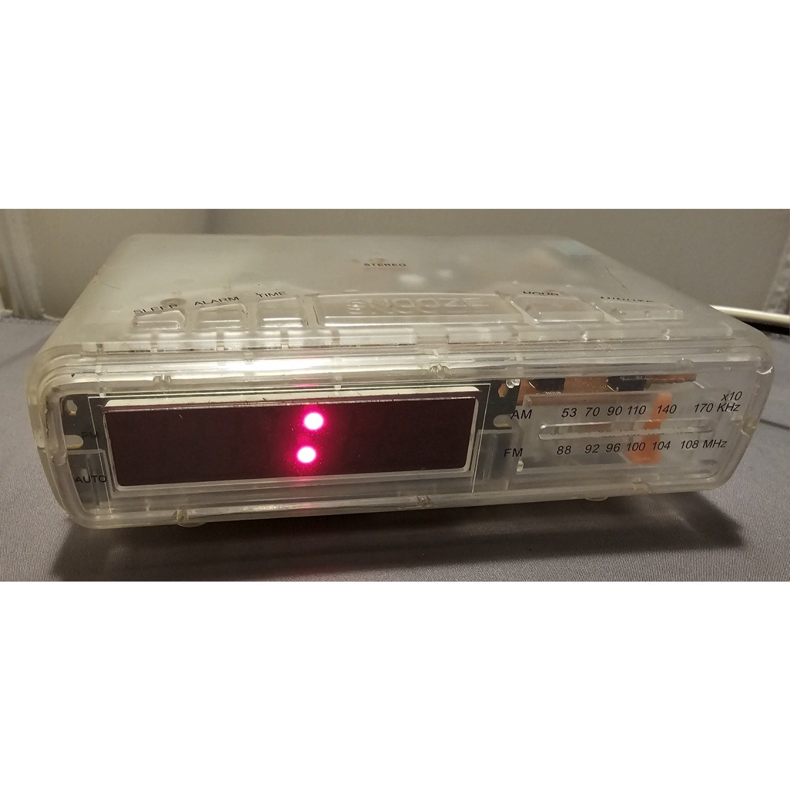 Vintage Clear Tech CT RAC 70 - Digital Alarm Clock w/Large Display - Tested