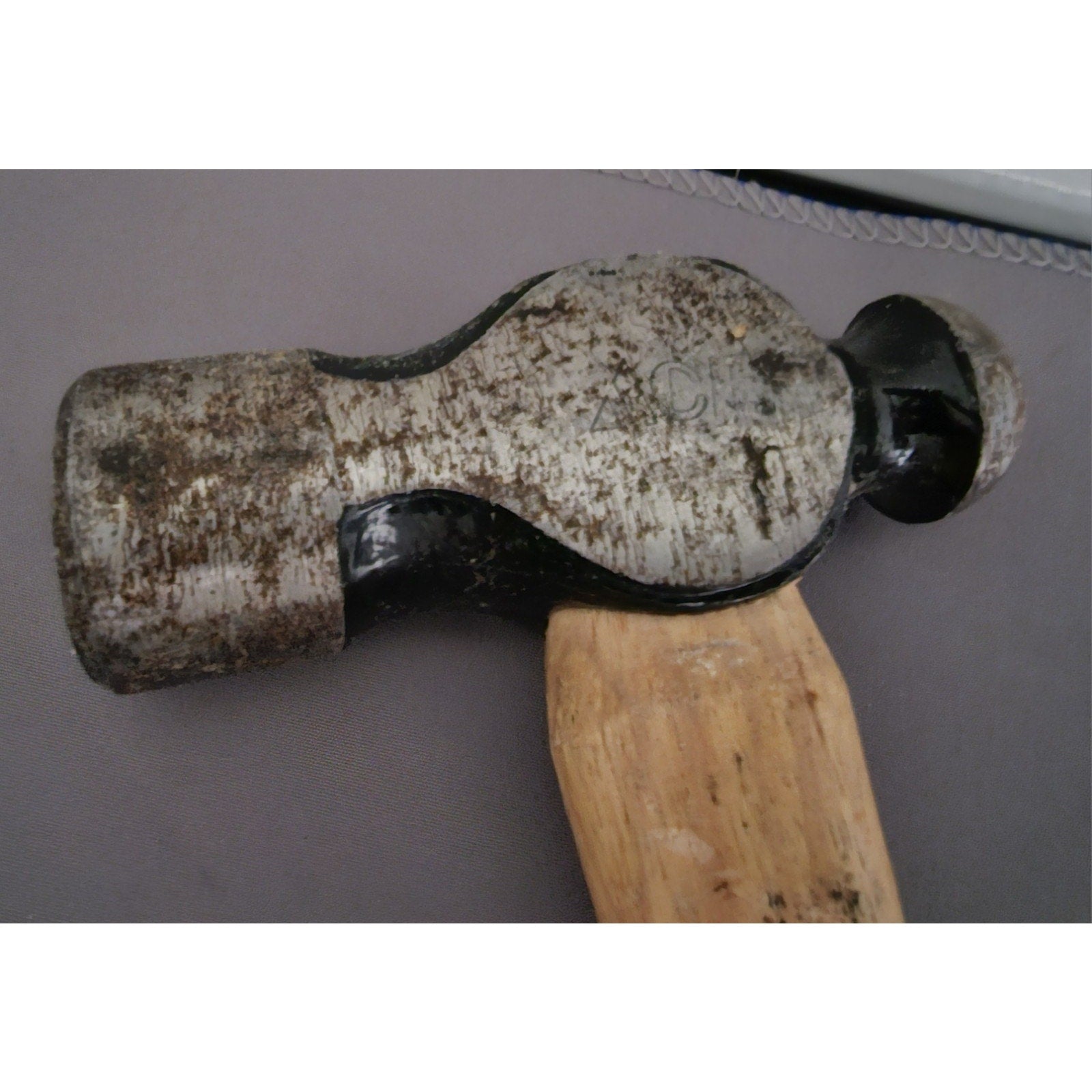 Vintage Ace 030 Ball Peen Hammer, Machinist Toolmaker w/11" Wood Handle - Taiwan