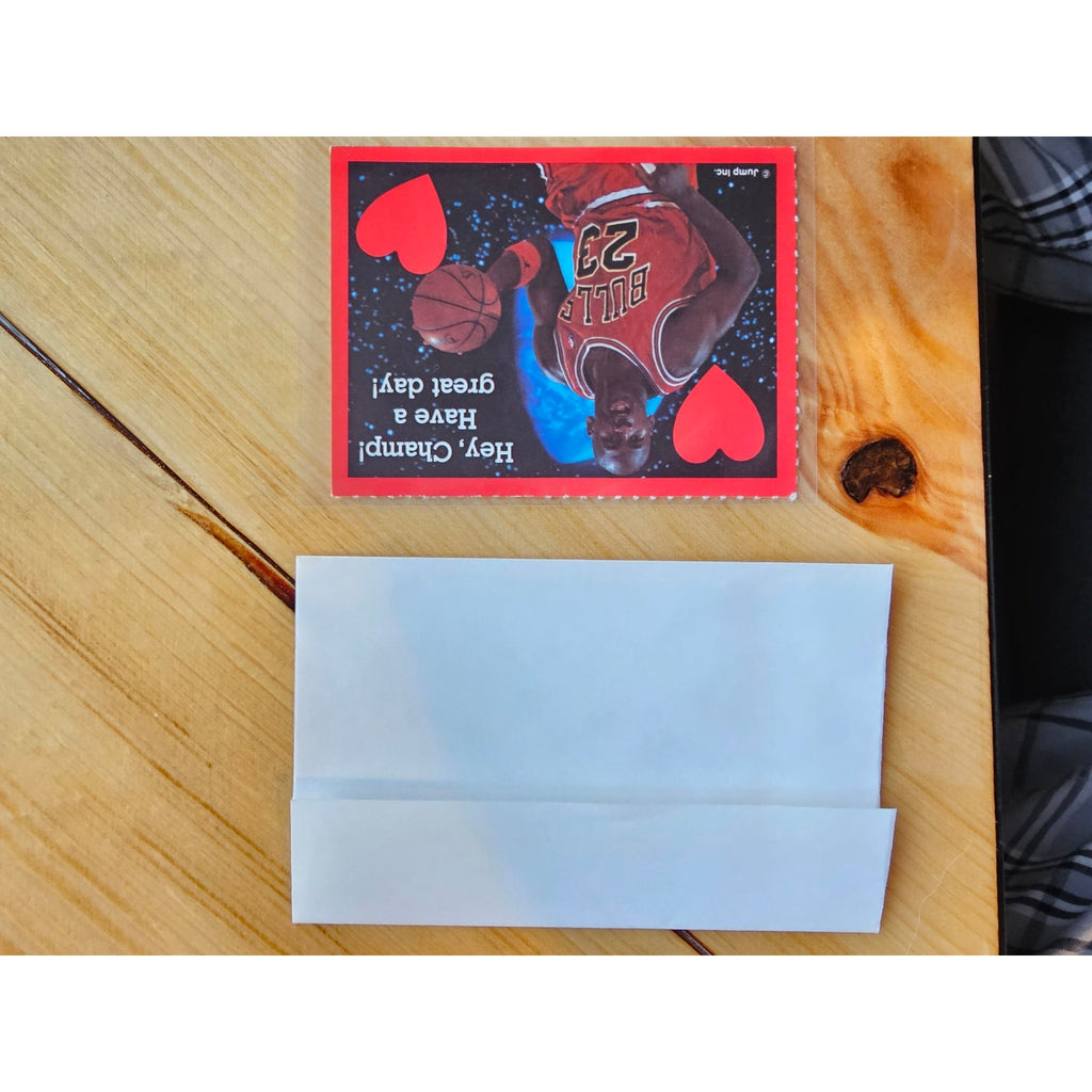Michael Jordan 1991 Cleo Valentines - Jump Inc - NBA Properties - Hey Champ!