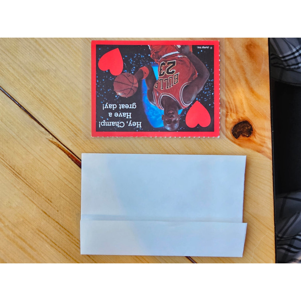 Michael Jordan 1991 Cleo Valentines - Jump Inc - NBA Properties - Hey Champ!