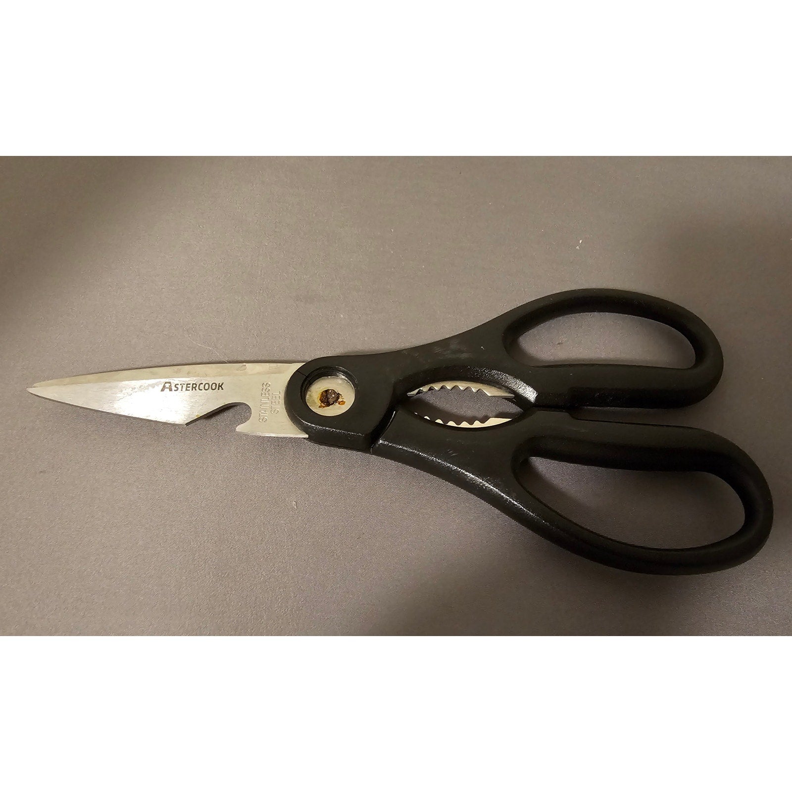 8" (in) Astercook Stainless Steel Kitchen Sheers-Scissors - Utility Tool (used)