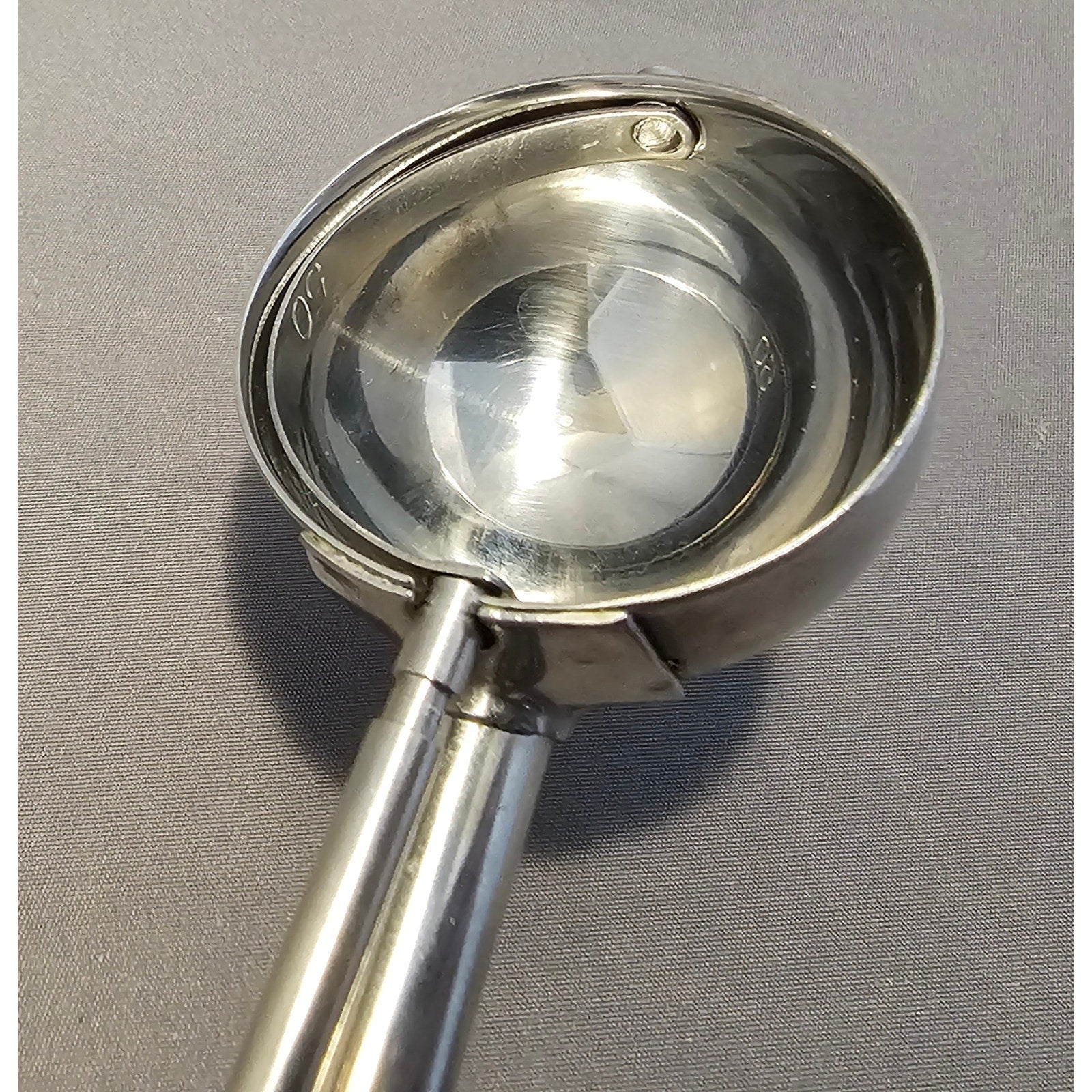 Vintage Nordic Ware 50 - 1-1/2" Ice Cream/Cookie Scoop - Red/Silver Handle