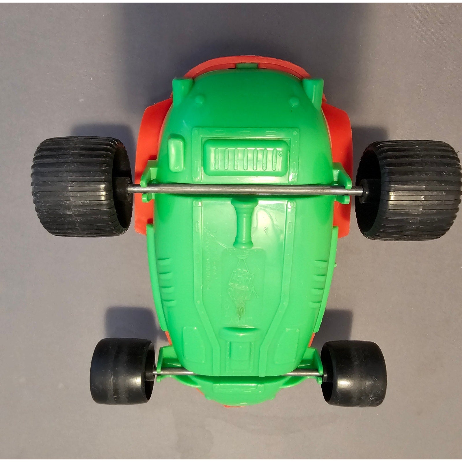 Vintage Lindy Red/Green Dune Buggy - Parasol Pete by Lindberg Prod. - USA