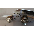 Vintage Swing-A-Way No. 2 Can Opener Bottle Tan/Ivory Grips Manual 7” USA Away