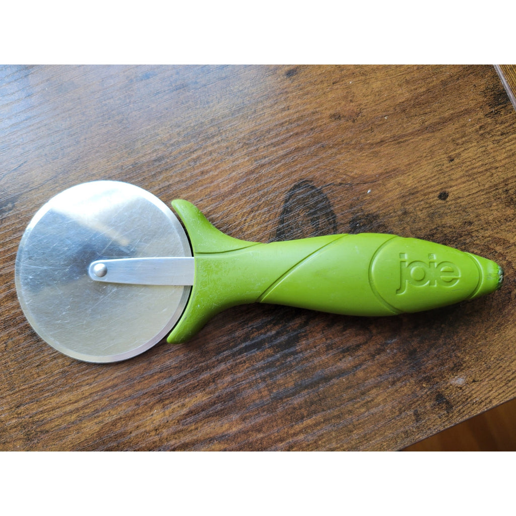 Joie 3" Pizza Cutter/Wheel, Slicer w/Green Handle - 8" long