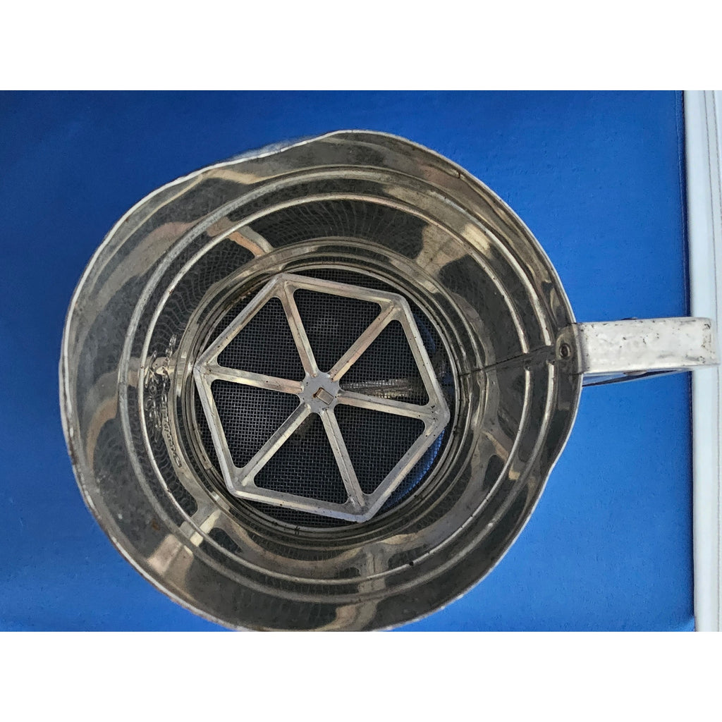 Vintage Foley Silver Sift-Chine Flour Sifter - USA