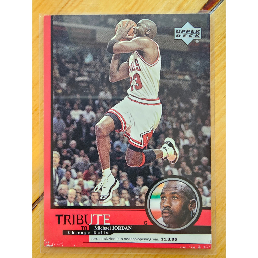 Michael Jordan 1999-2000 Upper Deck Tribune #18 11/3/95 - Chicago Bulls - NBA