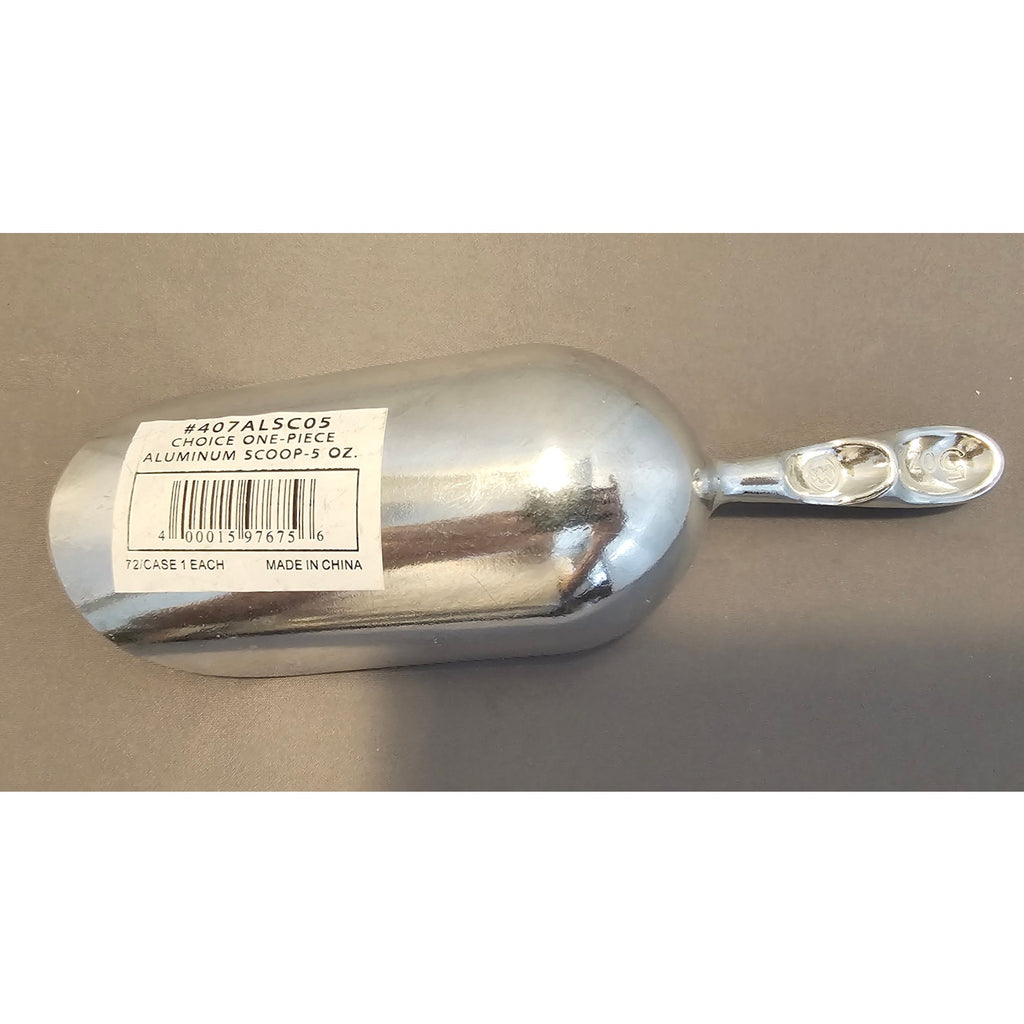 New No. 407ALSC05 Choice One-Piece Aluminum 5 oz Scoop