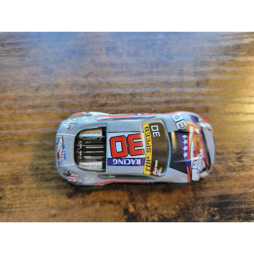 Pullback All American #30 Racing - Grey/Red - China - loose
