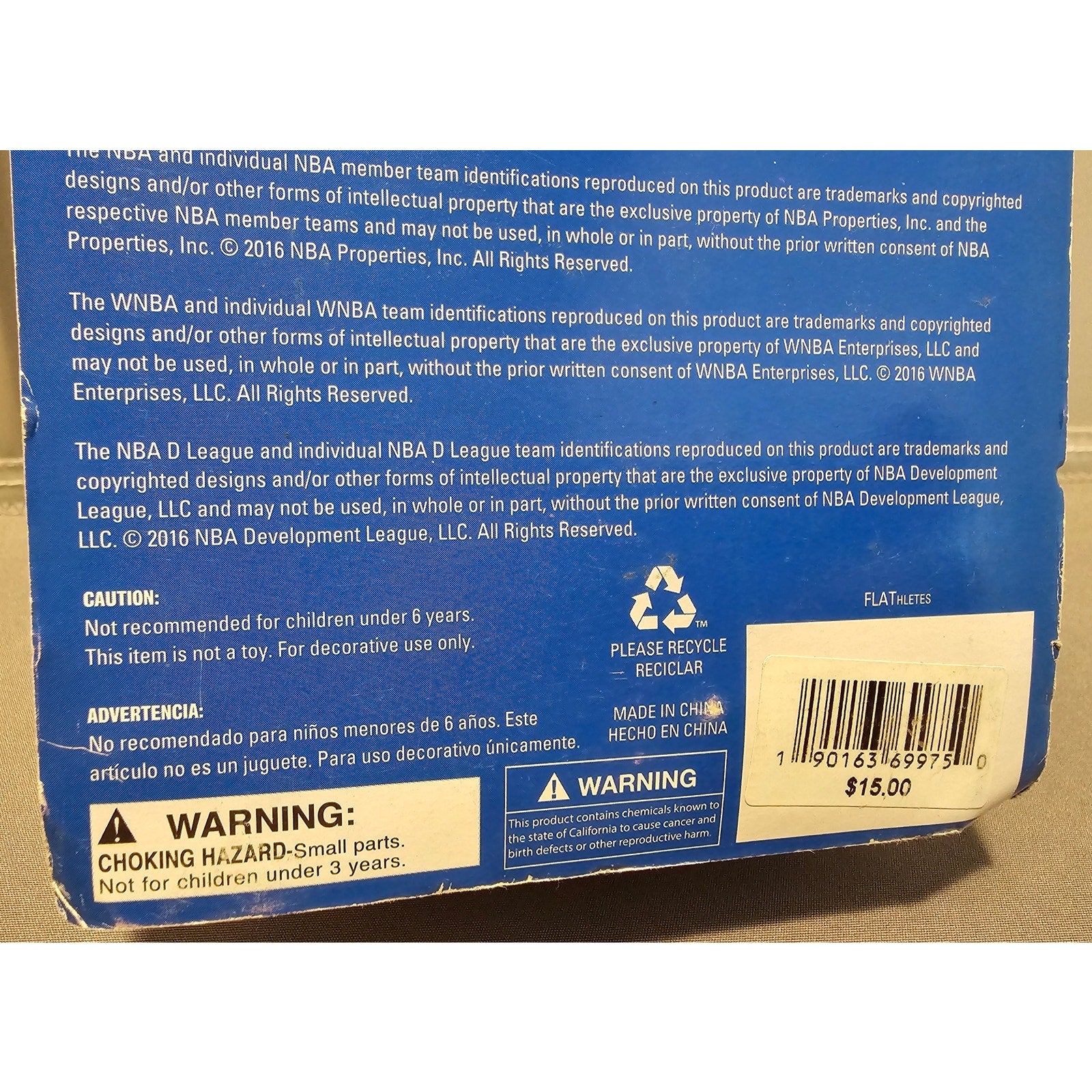 NIB 2016 FLAThletes Forever Collectibles - Andrew Wiggins - Timberwolves