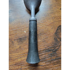 Vintage Aluminum Metal Ice Cream Scoop w/Black Plastic Handle