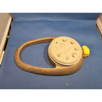 Vintage Nelson Adjustable 8-Settings Grey/Yellow Lawn Sprinkler - Tested