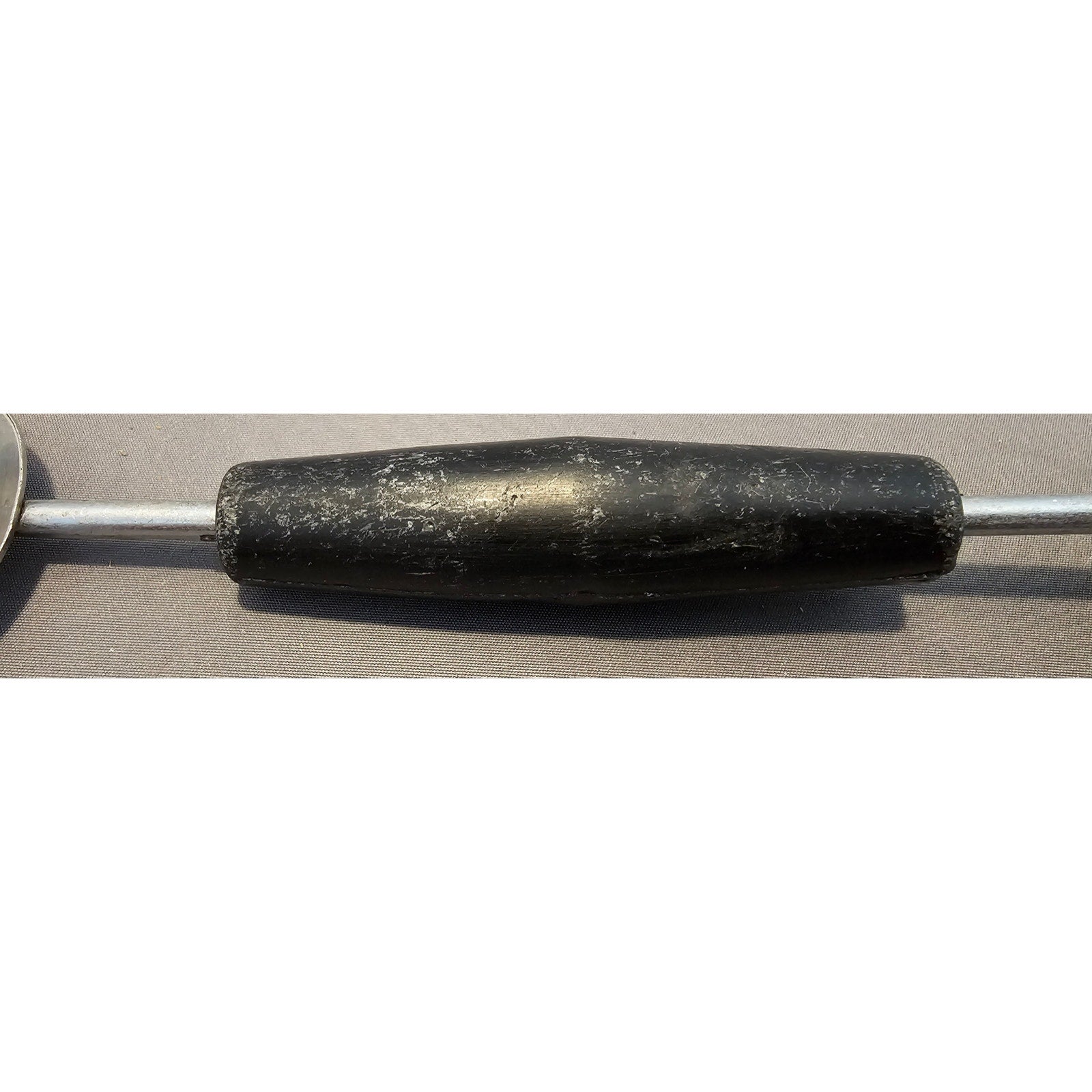 Vintage 8" Black Plastic Handled Double Ended Melon Baller/Curler