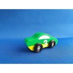 Melissa & Doug GH21115 - Green #3 Toy Wood Race Car