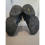Nike Mens Air Jordan 9 Retro Black/Yellow Lace-Up Athletic Sneakers Size US 8