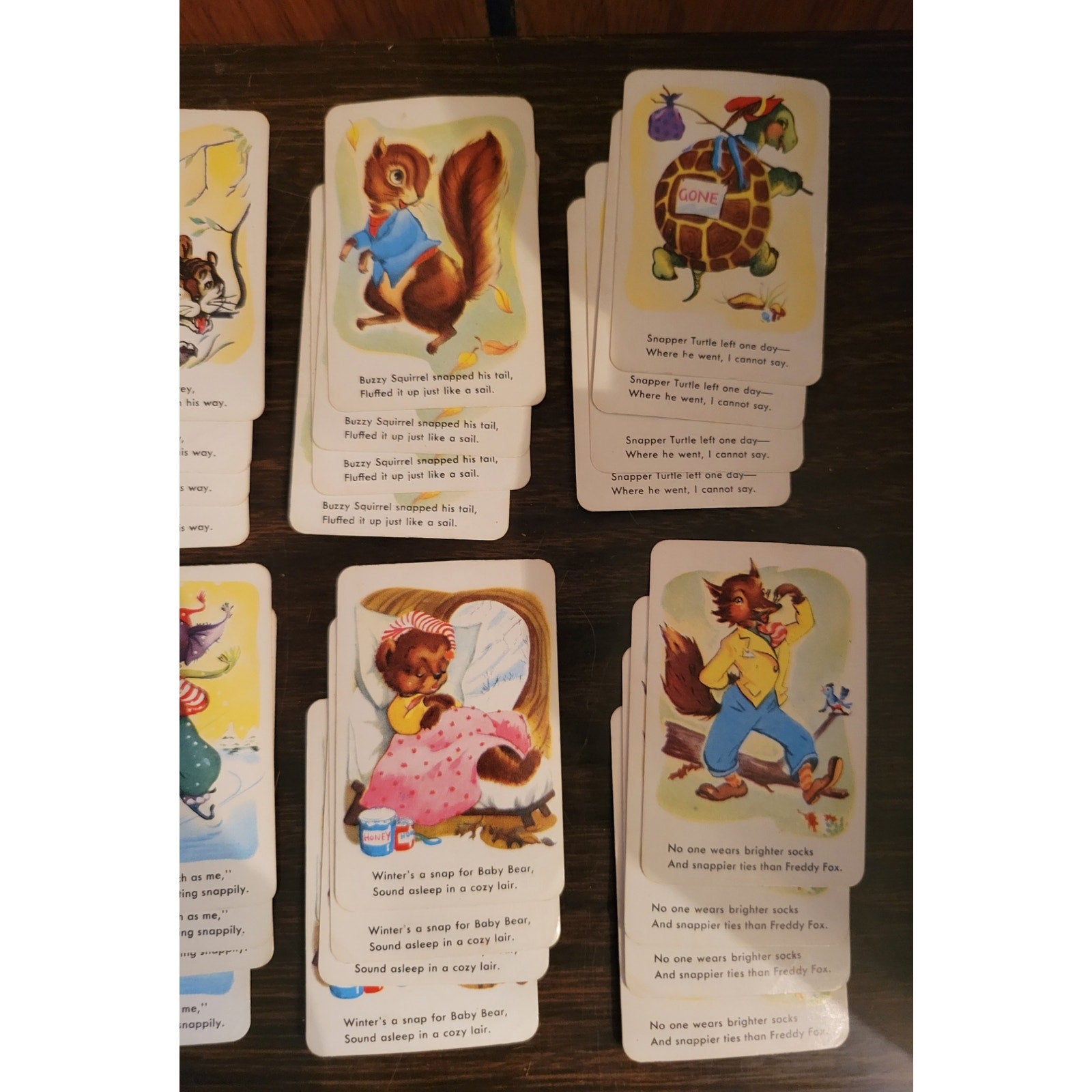 Vintage Whitman No. 5 Snap Mini Game - 45 Cards w/box instructions