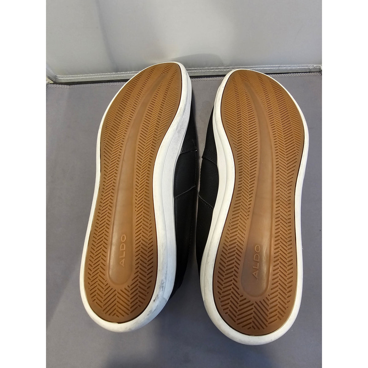 Aldo Black Slip On Loafers - Mens Size 44 (US 11) - Made in Italy - Never Worn
