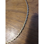 Vintage/1990's Unisex 18 Inch Gold Tone Rope Chain Necklace w/Barrel Closure