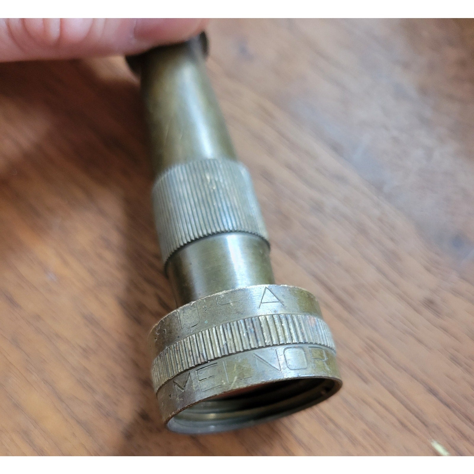 Vintage Melnor Brass 3-1/4 inch Garden Hose Screw-On Sprinkler Head Nozzle