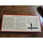 Vintage Double Nine Dominoes by Whitman - 4647 - 56 Piece - Red Box