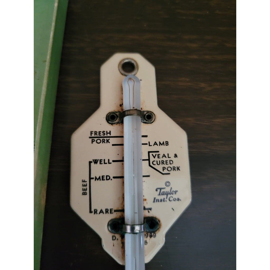 Vintage Taylor Roast Meat Thermometer #5936 w/Box & Instructions